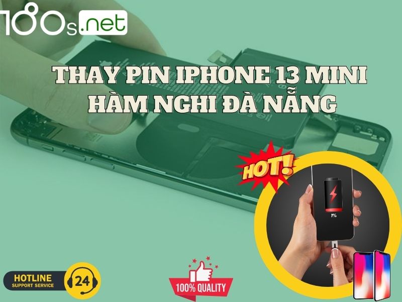 thay pin iphone 13 mini Hàm Nghhi Đà Nẵng