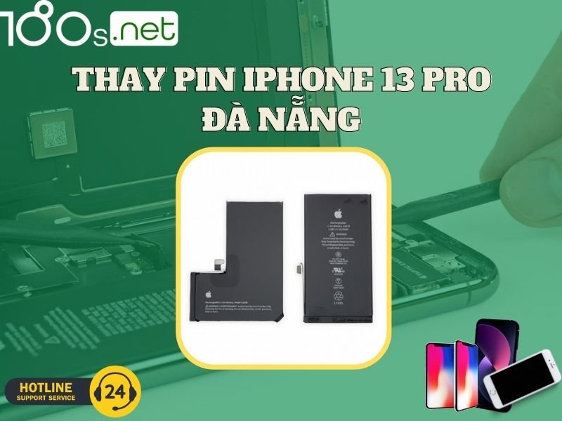 thay pin iphone 13 pro Đà Nẵng 