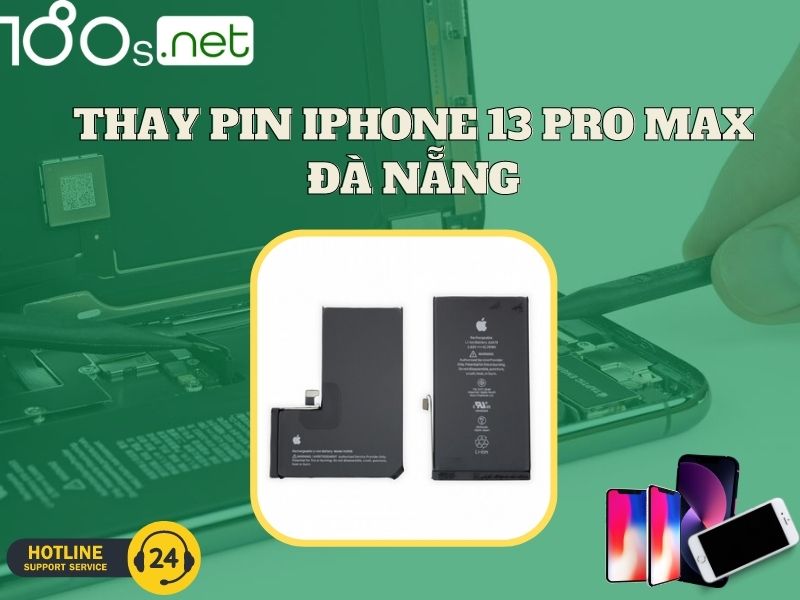 thay pin iphone 13 pro max Đà Nẵng