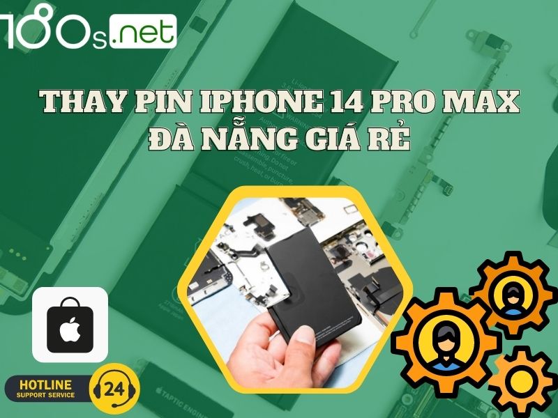 thay pin iphone 14 pro max Đà Nẵng giá rẻ