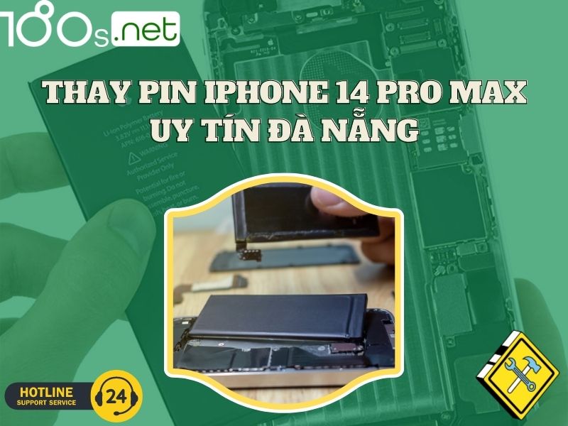 thay pin iphone 14 pro max uy tín Đà Nẵng