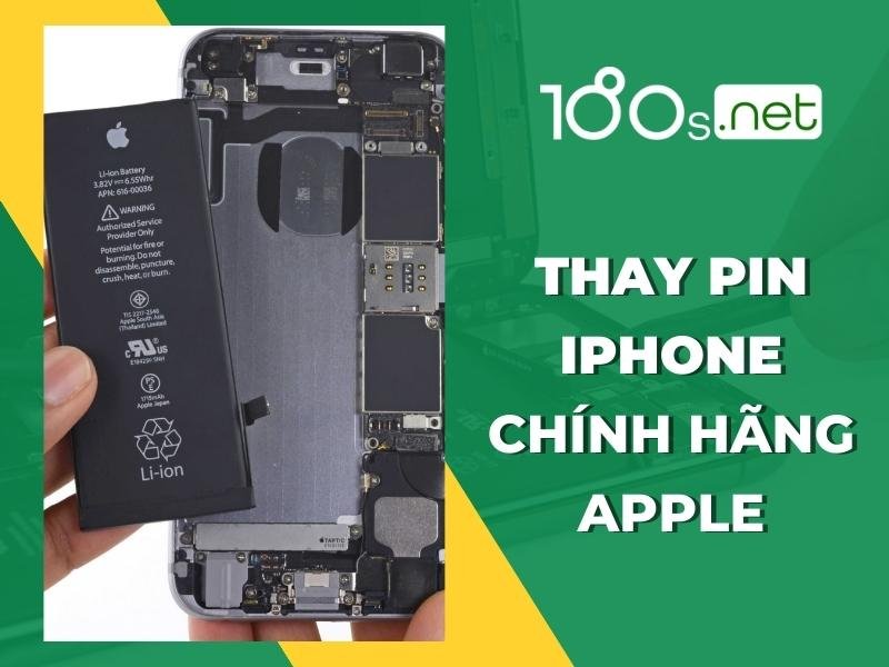 thay pin iphone chính hãng apple 