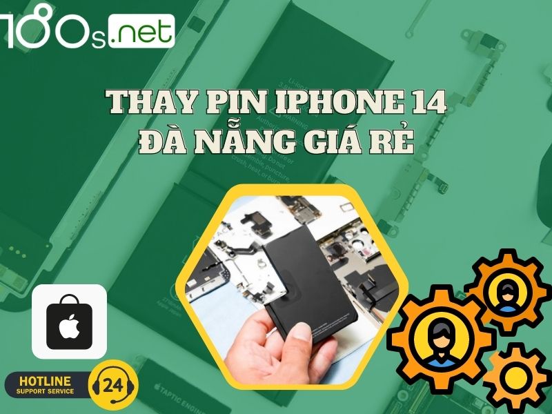 thay pin iphone 14 Đà Nẵng giá rẻ