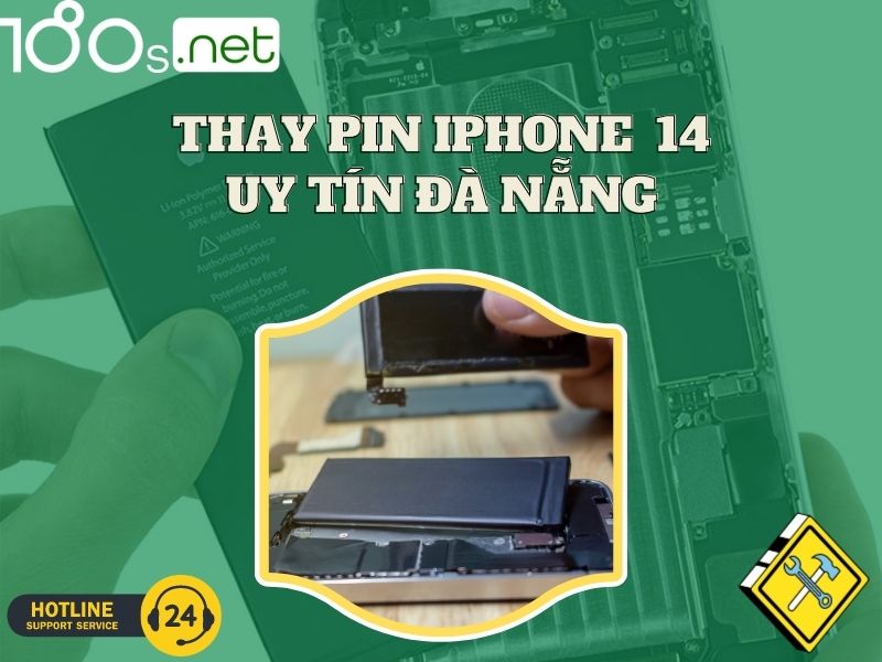 thay pin iphone 14 uy tín Đà Nẵng 