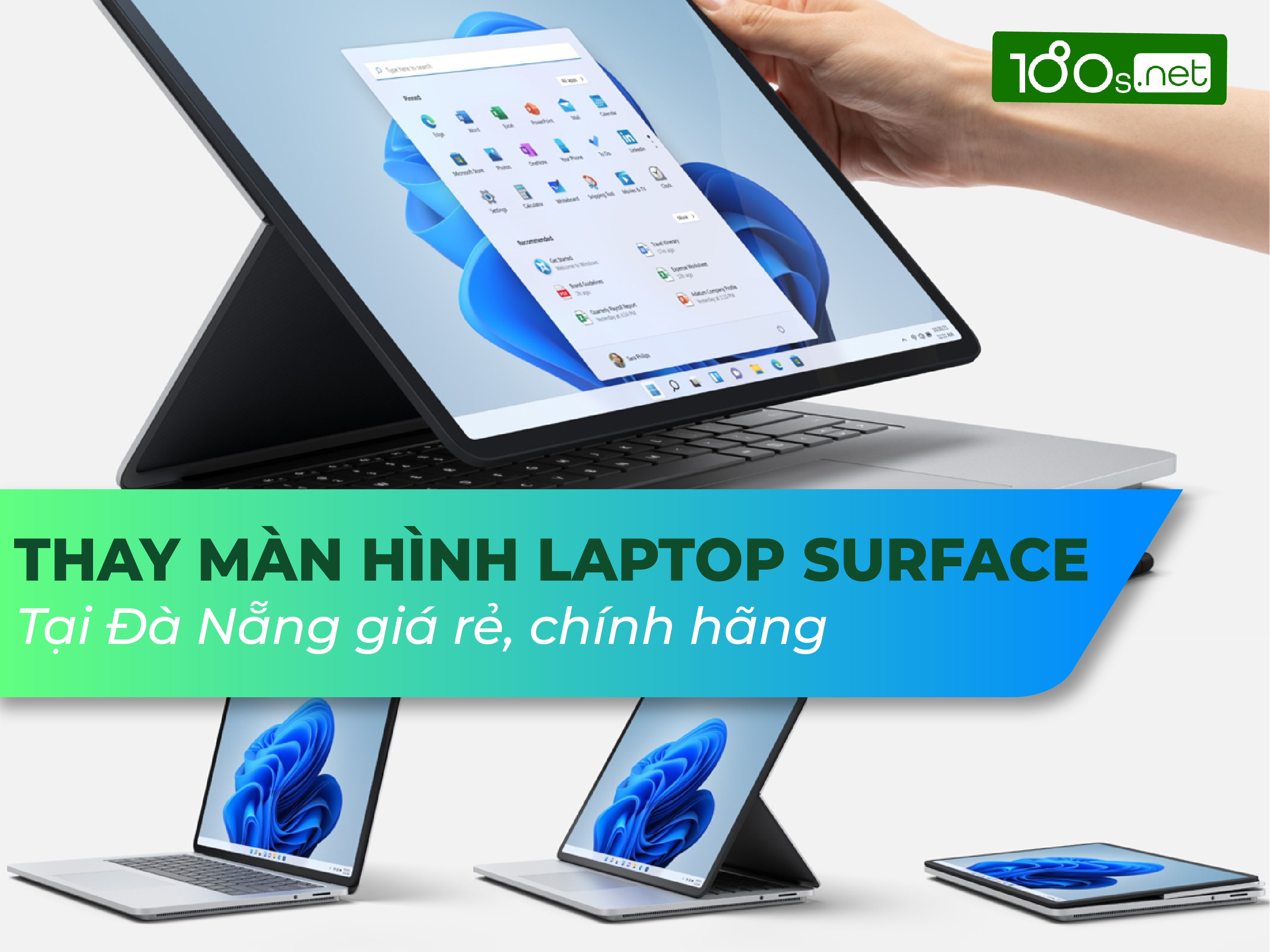 Thay màn hình laptop Surface Đà Nẵng giá rẻ, chính hãng