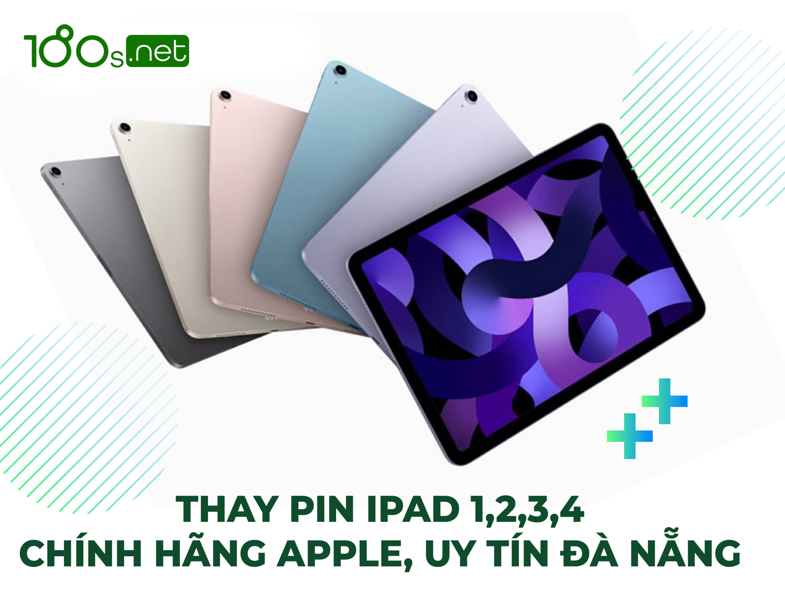 Thay pin iPad 1,2,3,4 chính hãng Apple uy tín Đà Nẵng